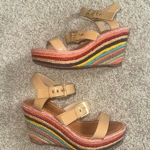Kate Spade Colorful Wedge Sandals